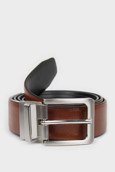 DeFacto Men's Faux Leather Casual Belt D3284Axns