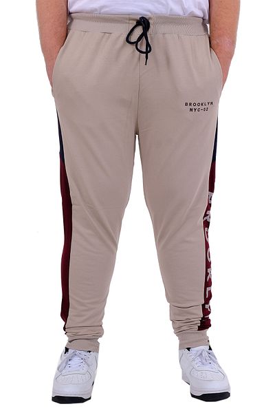 ModeXL BROOKLYN 24517 Γκρι ανδρικό φούτερ - Mode XL με Interlock Garnish, μεγάλο μέγεθος