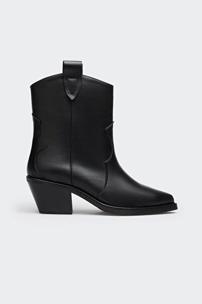 Favgi Rean Siyah Deri Kadın Bot