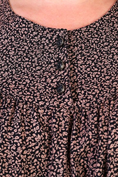 Ferace Μακριά μητρικά ρούχα μεγάλου μεγέθους Γυναικείο φόρεμα Hijab καφέ