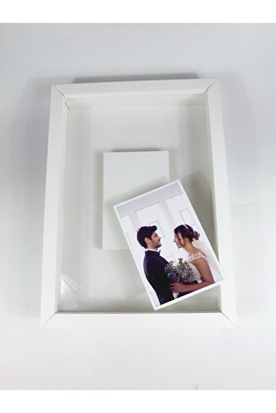FY Memory Frame with Photo Section Rose Box Frame Flower Box 25X35
