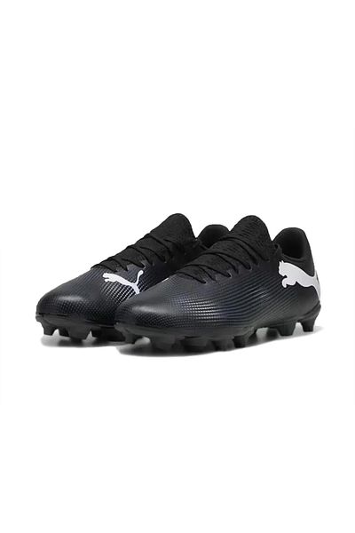 Puma Black Future 7 Play Fg/Ag - Astroturf and Grass Floor Football Shoes