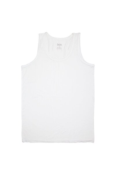 Bross 2li Beyaz Bambu Erkek Atlet 1424