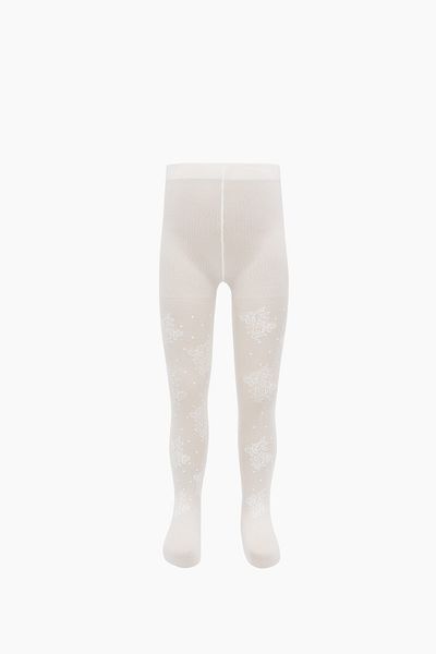 Bross Butterfly Patterned Thin Children's Pantyhose