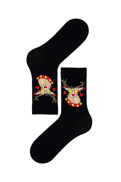 Bross Коледни шарени мъжки чорапи