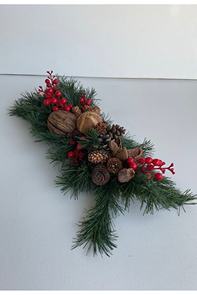Yakamoz Konsept Yeniyıl yılbaşı Christmas aksesuar yapay çiçek aranjman
