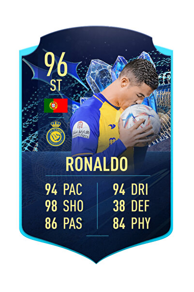 BERKANTTP رونالدو فيفا 23 توتي فوت كارد