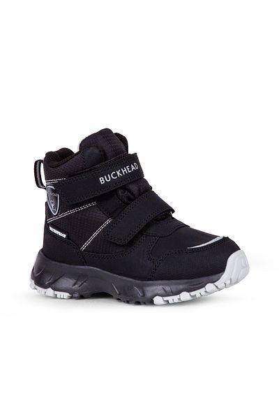BUCKHEAD Μαύρα αδιάβροχα παιδικά μποτάκια Lora - BUCK3001
