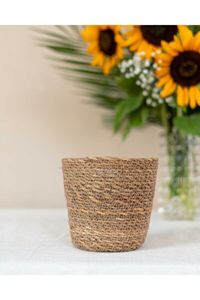 KaiHome Hasır Çok Amaçlı 15x15 Sepet/Saksılık/Düzenleyici