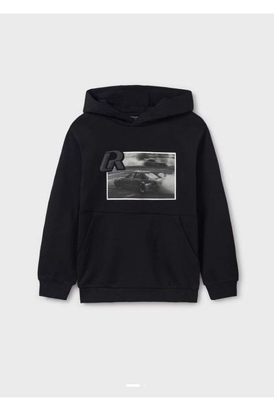 MAYORAL Boy's Hooded Pullover Sweatshirt 7452