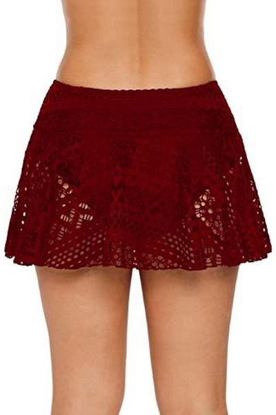 DEEP BEACH Lace Skirted Bikini Bottom