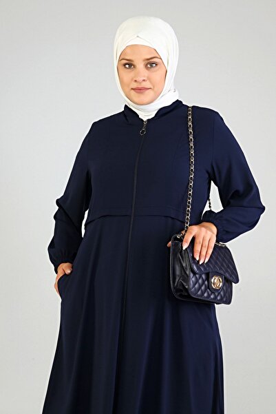 Ferace Тесеттур Мевлана Жіночий рукав на резинці, темно-синій