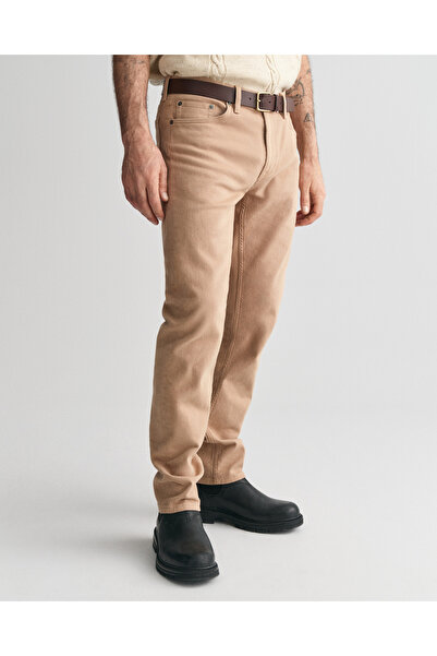 Gant Erkek Kahverengi Regular Fit Pantolon