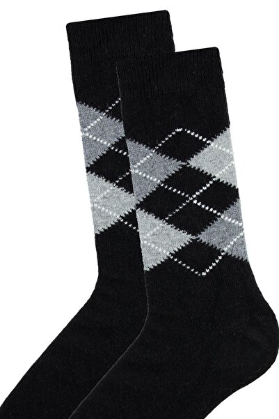 Bross Шерстяні чоловічі зимові шкарпетки в клітинку