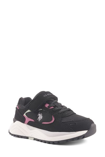 U.S. Polo Assn. Habita 4Pr Black Girls' Sports Shoes