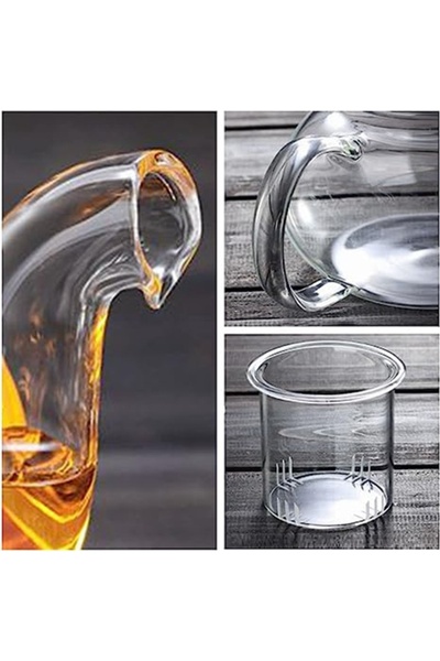 Home Box Zen 7-Piece Borosilicate Glass Tea Set