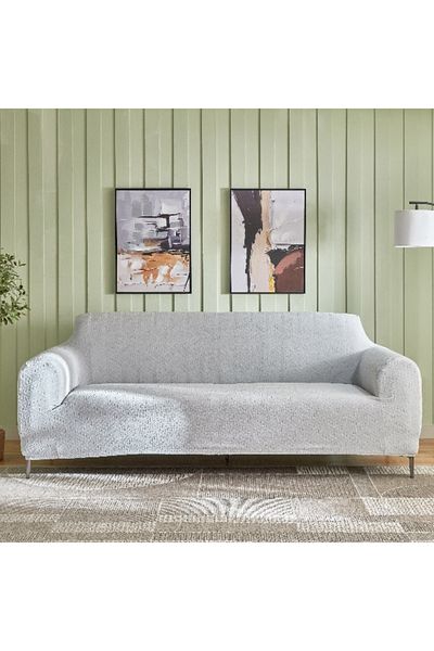 Home Box Comfino 3-Seater Knitted Jacquard Sofa Cover - 180-225 cm