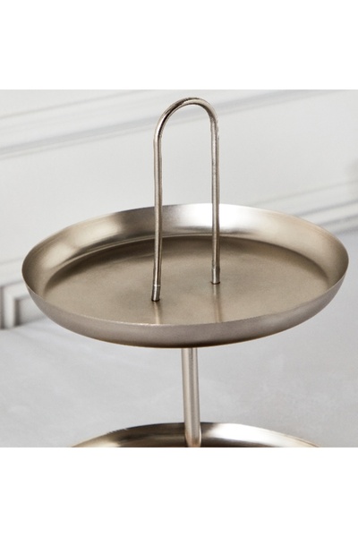Home Box Splendid Metal Cake Stand 30x30x34 cm