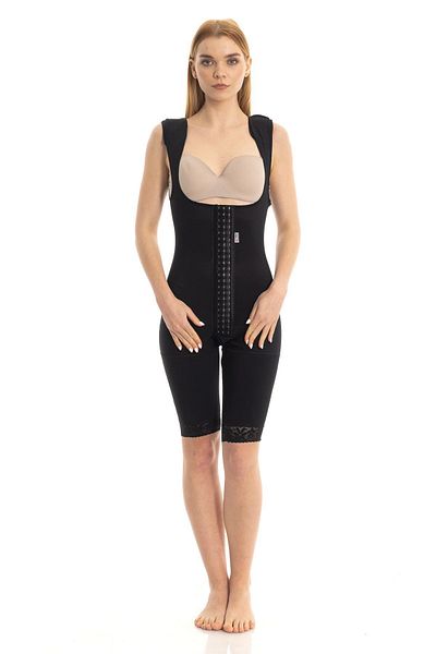 LİPOTEKS THIN WAIST UNDER BREAST KNEE OVER THE BACK CLOSED BBL LIPOSUCTION CORSET