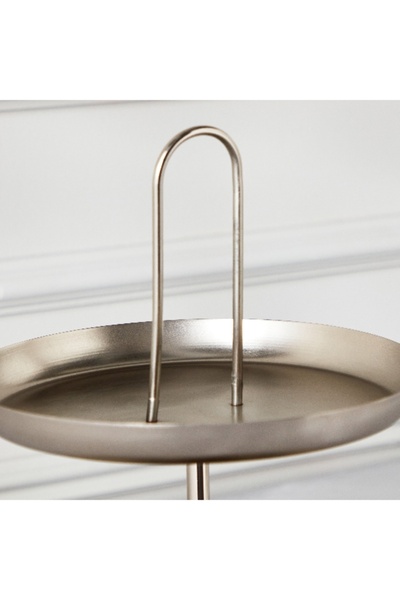 Home Box Splendid Metal Cake Stand 30x30x34 cm
