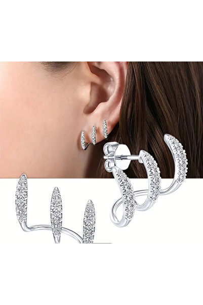 Butik أقراط بتصميم مخلب أنيق