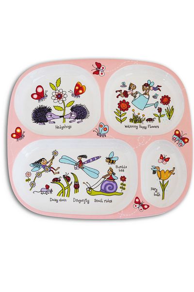 Tyrrell Katz Mini Compartment Plate for Babies Secret Garden