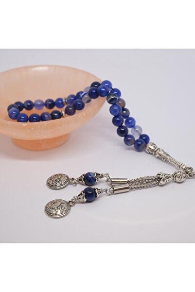 Mina Souvenir 8 ملم العقيق الأحمر والفيروز الكالسيت الهيماتيت جاسبر مسبحة - م...