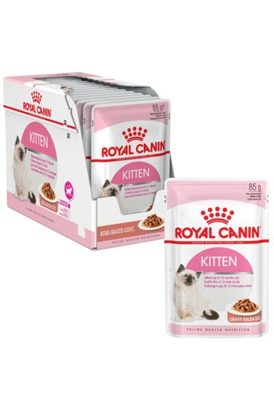 Royal Canin Yavru Kedi Yaş Mama 12 Adet X 85 gr Gravy Soslu