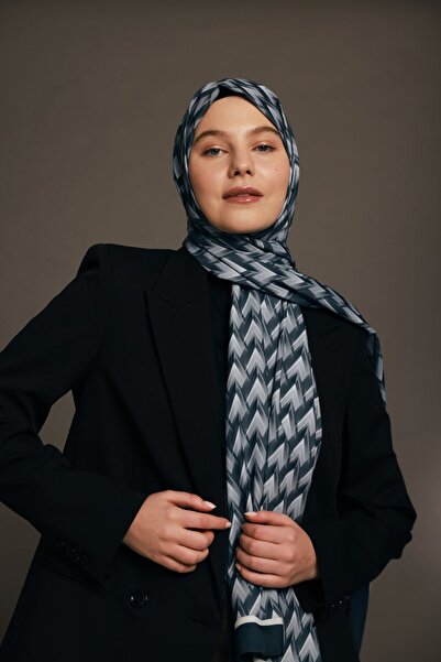 Modakaşmir Τρισδιάστατο μαντήλι Eve rest Pattern Medina Silk Shawl