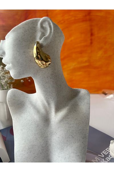 Mochart Creations Earrings Stainless Steel Bottega, Stainless Steel, 3.5 cm