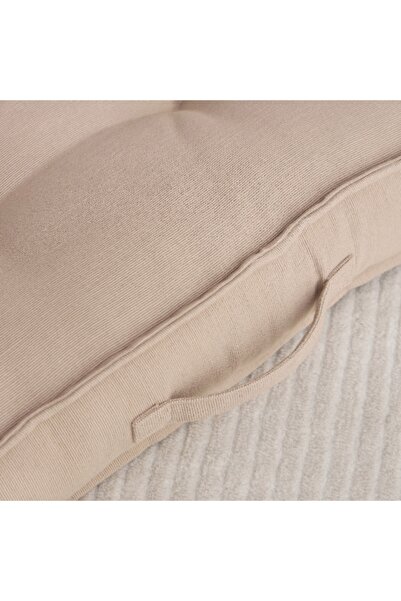 Home Box Atlanta Ezra Ribbed Floor Cushion 48x48x10 cm