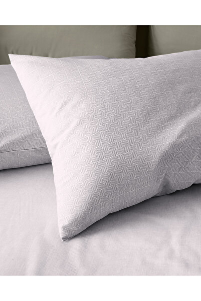 Madame Coco Odette Single 100% Cotton Ranforce Printed Bedding Set - Gray