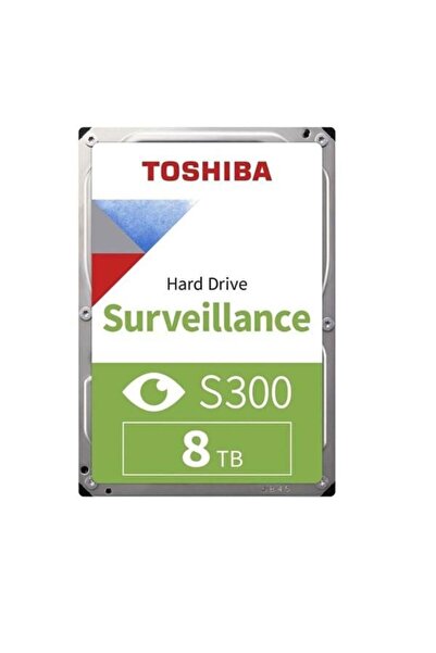 Toshiba 3.5" 8TB S300 HDWT380UZSVA 7200 RPM 256MB SATA-3 Güvenlik Diski