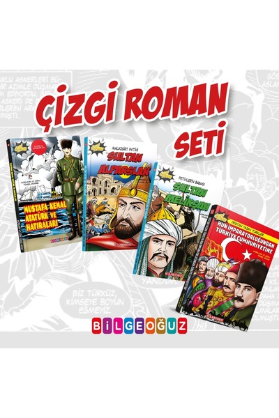 Bilgeoğuz Yayınları Çizgi Roman Seti - 4 Kitap Kampanya