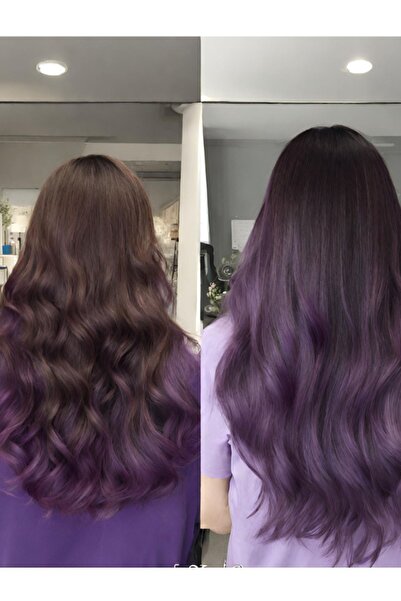 jeans color Amonyaksız Renkli Saç Boyası Mor 250ml. Kokusuz Su bazlı Violet Hair Dye