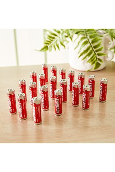 Eveready بطارية AA شديدة التحمل - مجموعة من 20 بطارية