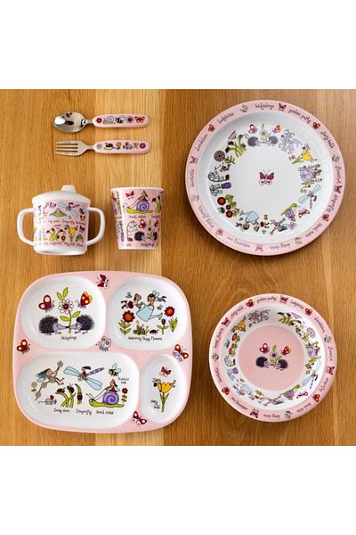 Tyrrell Katz Mini Compartment Plate for Babies Secret Garden