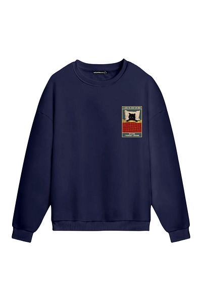Mounte Bianca Unisex I Like To Stay In Bed - Κανονικό φούτερ