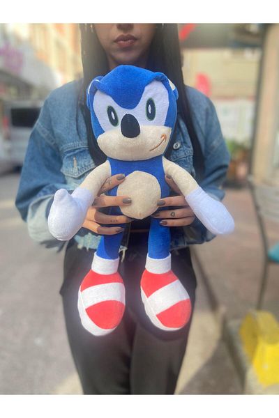 Piraye Gift Sonic Hedgehog 55cm Plush Toy Imported Fabric Hedgehog Sonic Plush