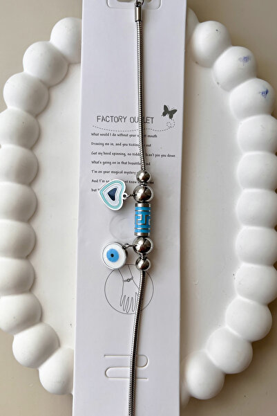 Fubena 2026 316L Steel Bracelet with Heart Dangle