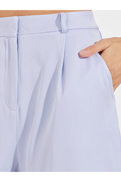 Styli High Rise Solid Shorts with Belt Loops