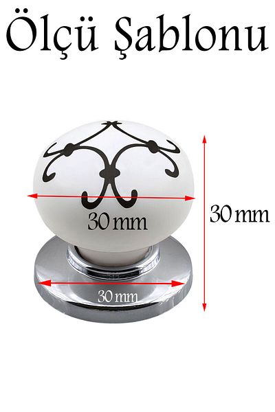 Badem10 Sude Polimer Buton Mâner Star Negru Crom Mobilier Bucătărie Sertar Dulap Mâner Mâner 5BUC