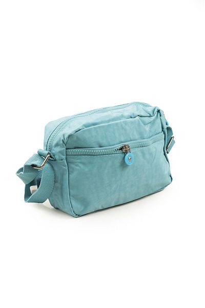 İMAKS Aqua Blue Small Size Waterproof Fabric - Cross Arm and Shoulder Messenger Phone Bag 0326