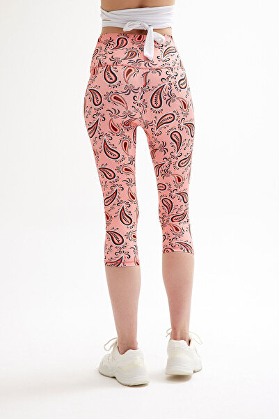 Pulsar Capri Leggings Shawl Pink Canopus