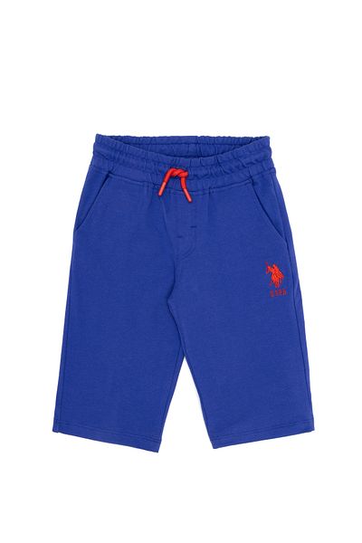 U.S. Polo Assn. Pantaloni scurți tricotați albaștri pentru copii - 50263255-VR212