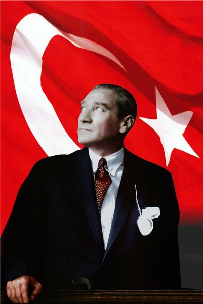 Bilsan Atatürk Posteri 70x105 cm (10 Adet) 1. Kalite Raşel Kumaş