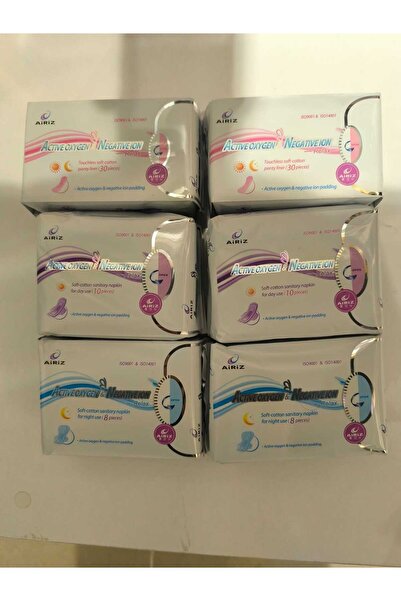 Airiz Hygienic Women's Pads 2 Packs of 30 for Daily Use 2 Packs of 10 for Day...