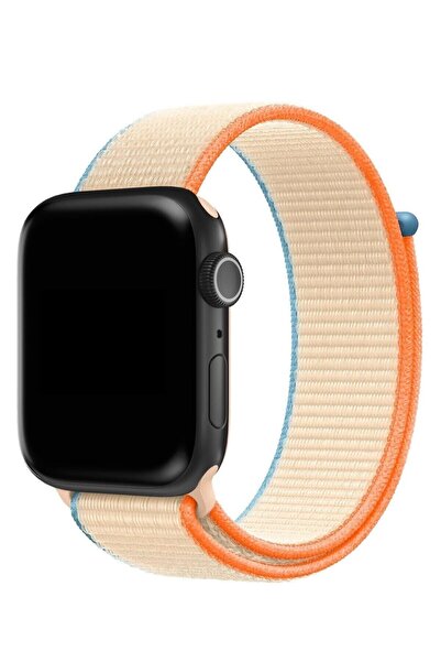 Fibaks Apple Watch 49/46/45/44/42 mm 11/10/9/8/7/6/5/4/3/Se/Ultra/Hk/Pro/Max Band Fabric Mesh Band