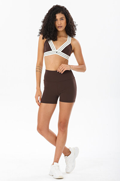 Pulsar V-Neck Gathering Sports Bra Bitter Meissa