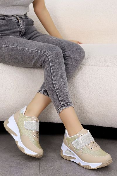 Mamito Ayakkabı Pantofi sport cu velcro DNR 618 Stone